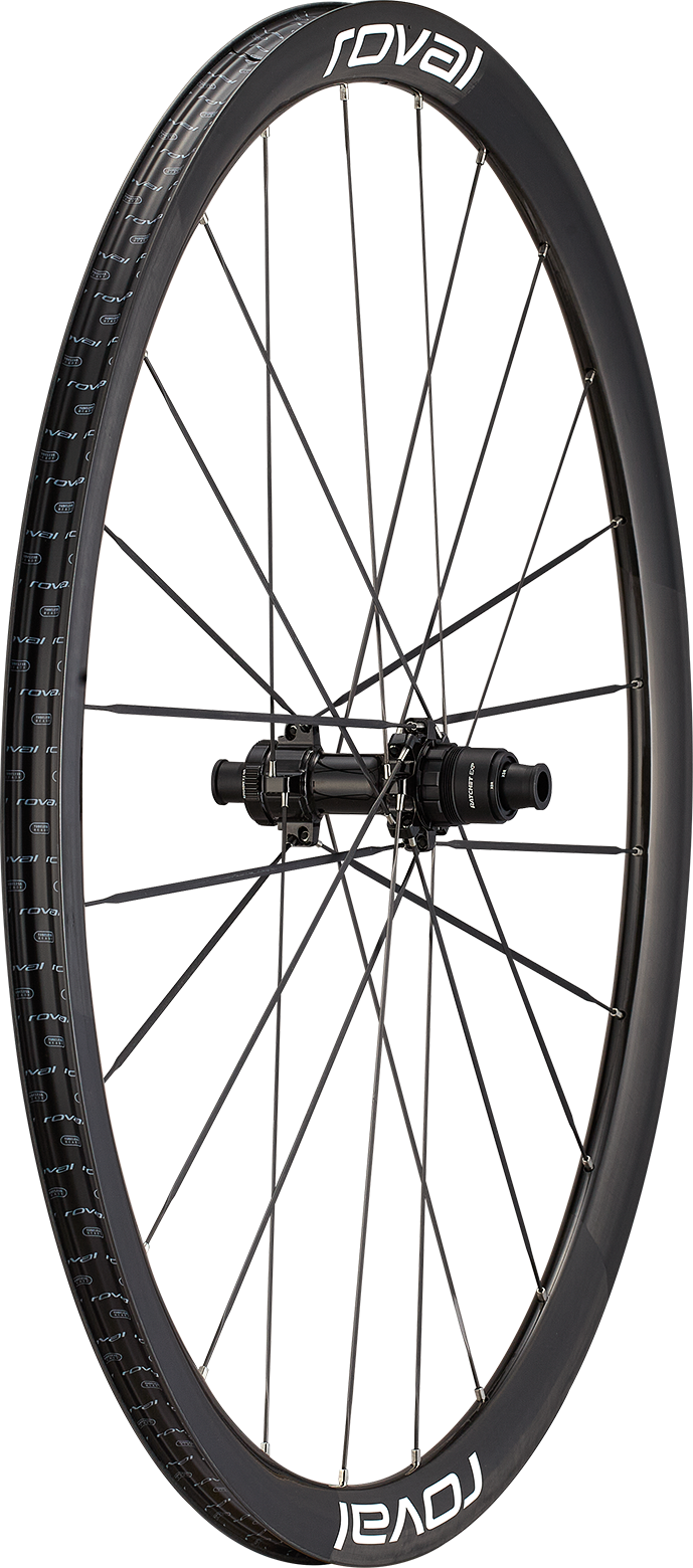 Roval Alpinist CLX III — Achterwiel — Gloss Carbon/Gloss White