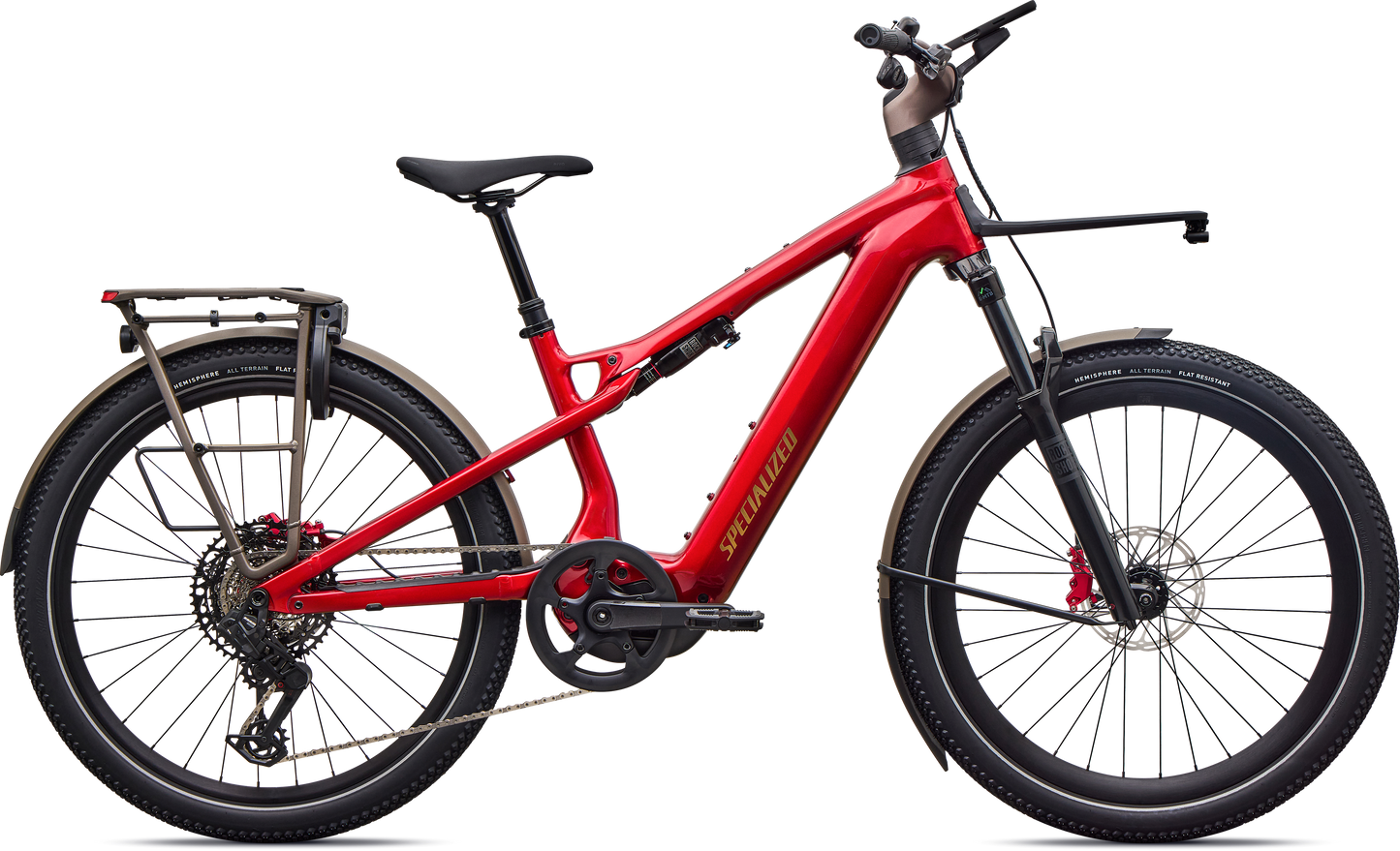 BIKE-HERO::293143::Gloss Ruby Metallic / Gloss Gold Foil