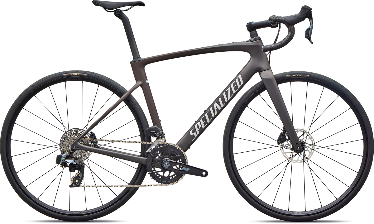 Specialized Roubaix SL8 Comp AXS – Satin Warm Smoke Metallic / Dolomite Metallic