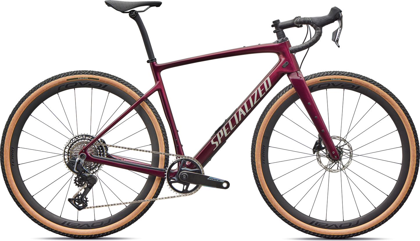 Specialized Diverge 4 Pro Carbon AXS 2026 – Gloss Bordeaux Metallic / Pearl / Dolomite