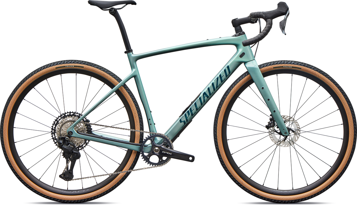 Specialized Diverge 4 Expert Carbon Di2 2027 – Gloss Fjord Metallic / Emerald Metallic