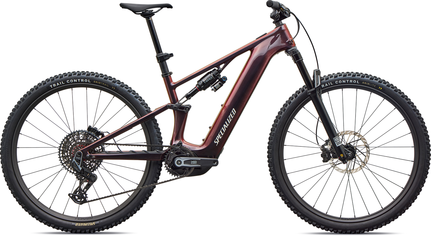 Specialized Turbo Levo R Pro – Gloss Black Red Chameleon / Dolomite