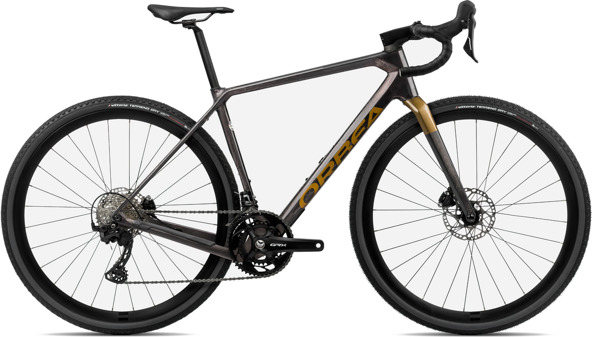 Orbea Terra M30 Team 2025 – Cosmic Carbon View - Metallic Olive Green (Gloss)