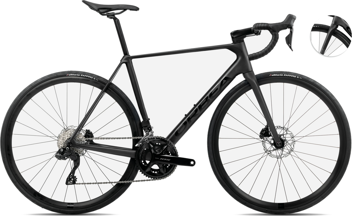 Orbea Orca M30i 2025 – Vulcano - Black (Matt) - Black (Gloss)