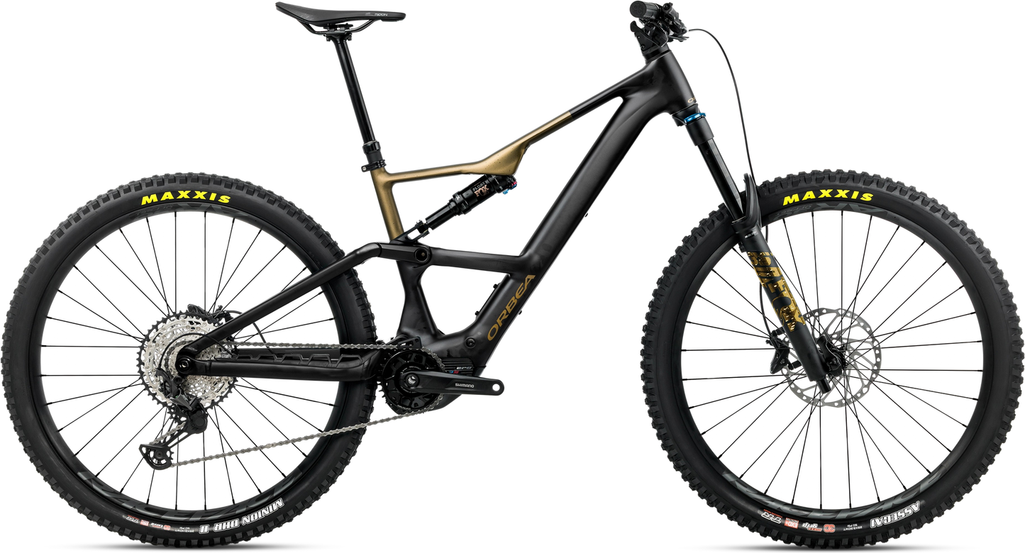 Orbea Rise LT H10 – Diamond Black - Splash Olive Green (Matt)