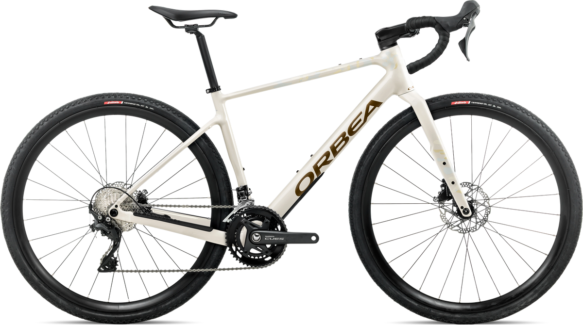 Orbea Terra H40 – Ivory White - Metallic Olive Green (Gloss)