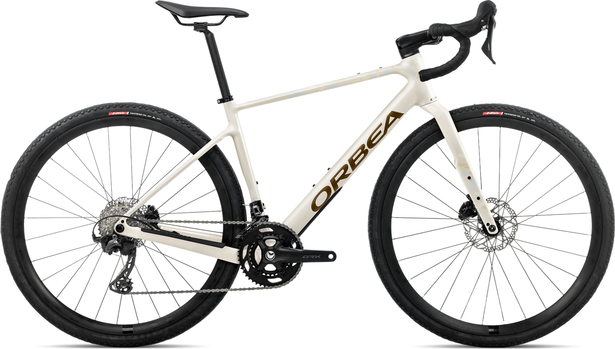 Orbea Terra H30 – Ivory White - Metallic Olive Green (Gloss)