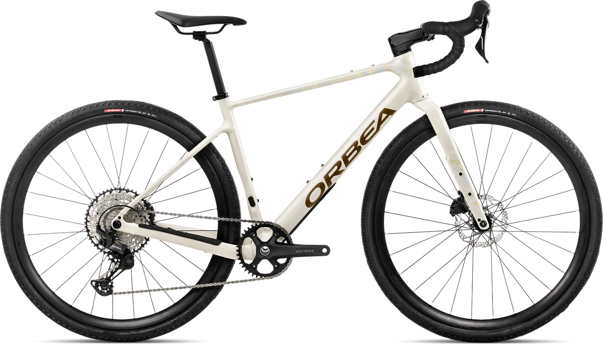 Orbea Terra H30 1X – Ivory White - Metallic Olive Green (Gloss)