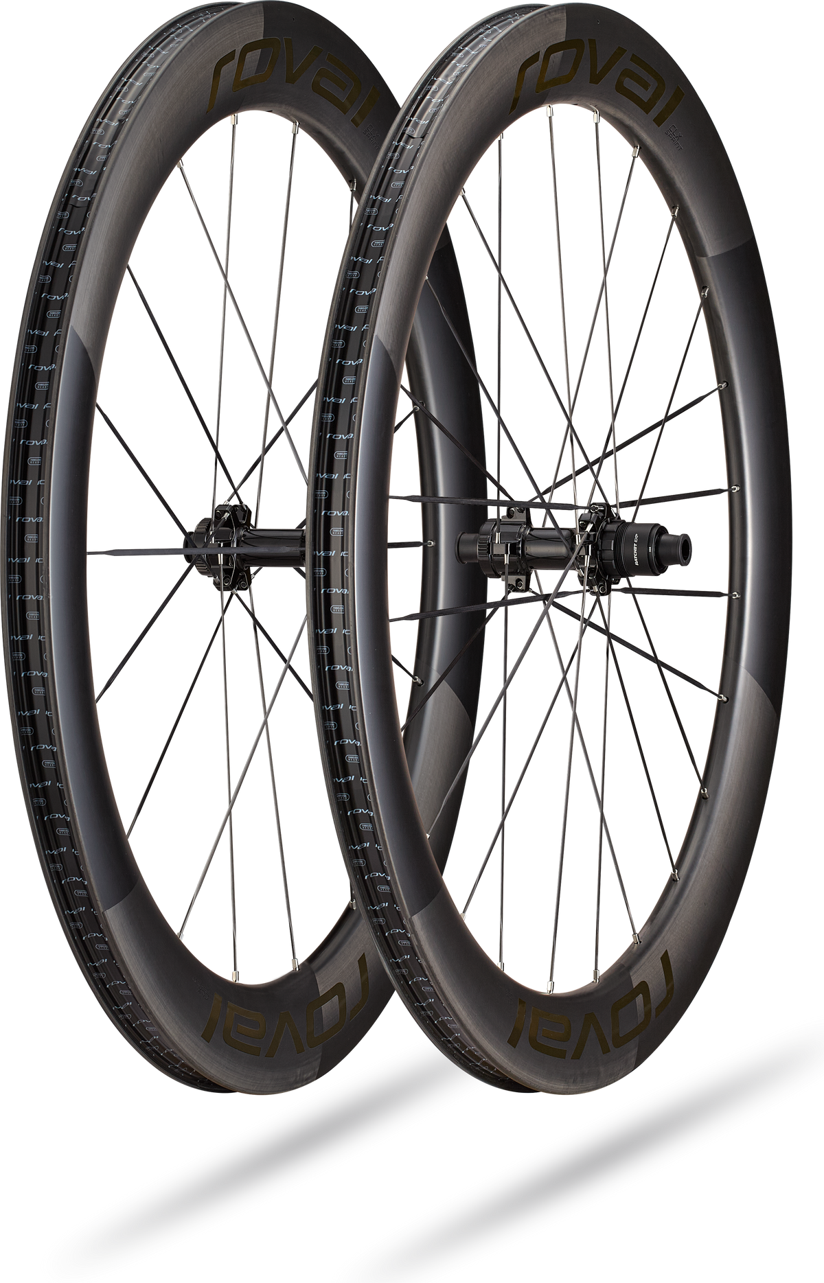 Roval Rapide Sprint CLX voorwiel - Satin Carbon/Gloss Black