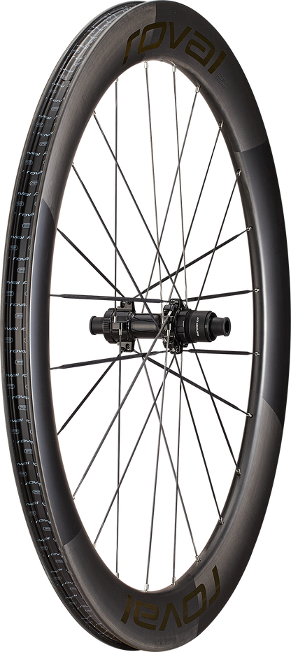 Roval Rapide Sprint CLX — Achterwiel — Satin Carbon/Gloss Black