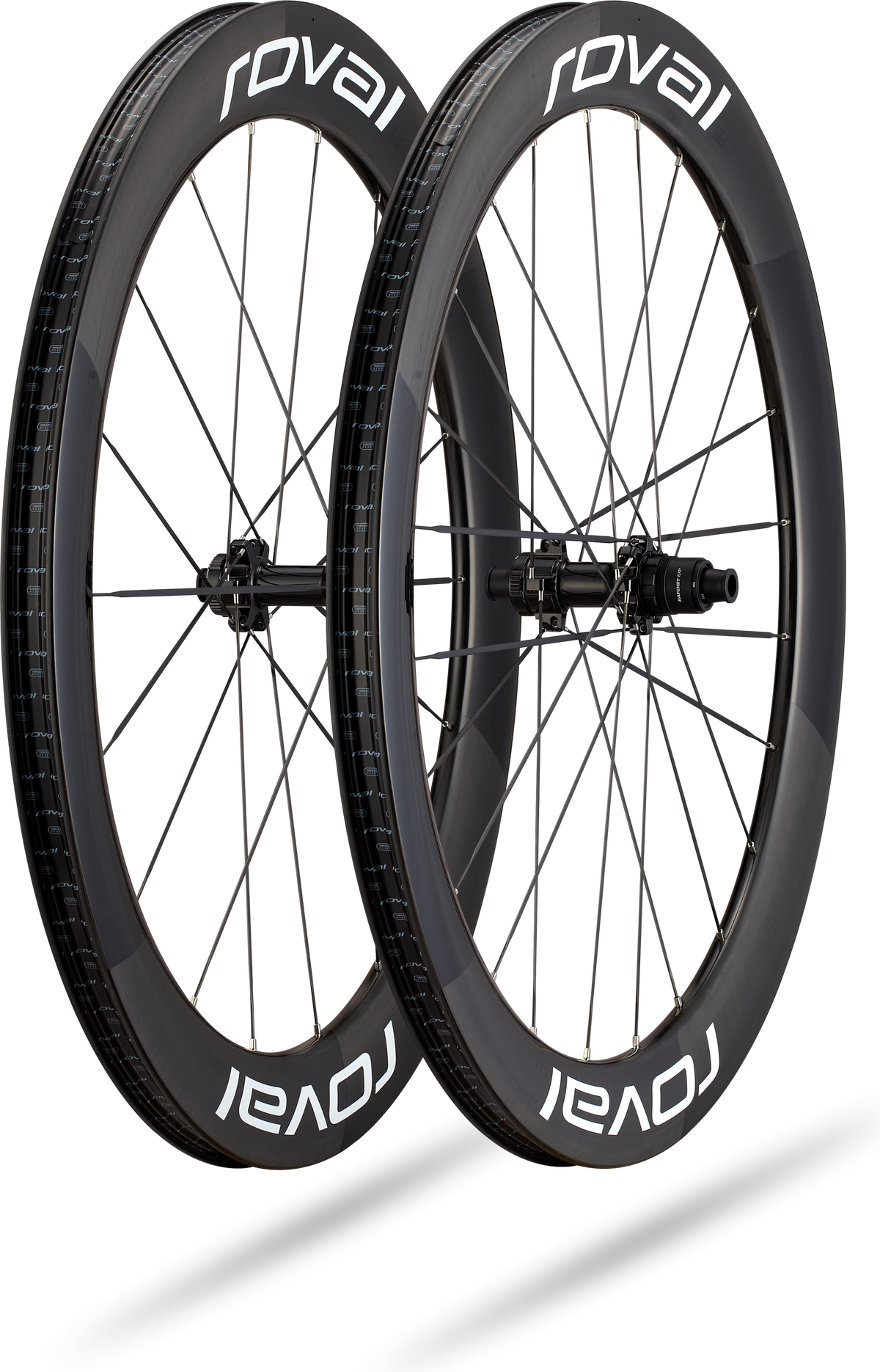 Roval Rapide Sprint CLX voorwiel - Gloss Carbon/Gloss White