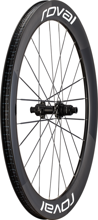 Roval Rapide Sprint CLX — Achterwiel — Gloss Carbon/Gloss White