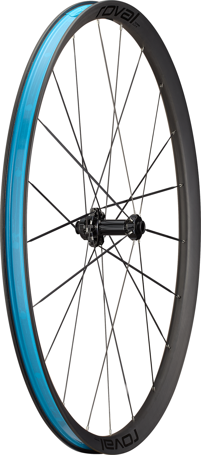 Roval Terra CLX III — Voorwiel — Satin Carbon/Gloss Black