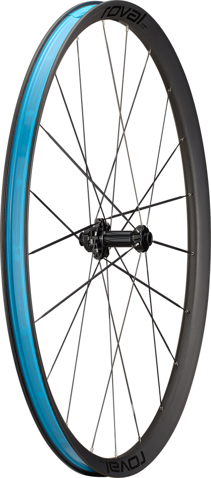 Roval Terra CLX III — Voorwiel — Satin Carbon/Gloss Black