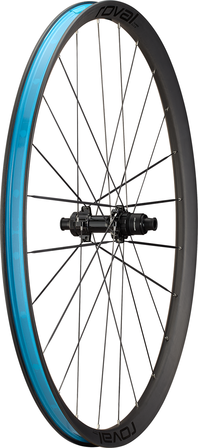 Roval Terra CLX III — Achterwiel — Satin Carbon/Gloss Black