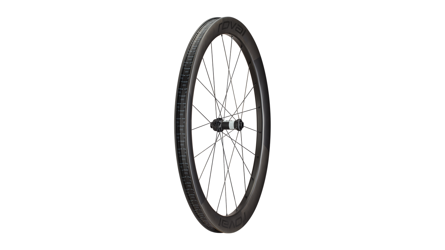 Roval Terra Aero CL — Voorwiel — Satin Carbon/Satin Black