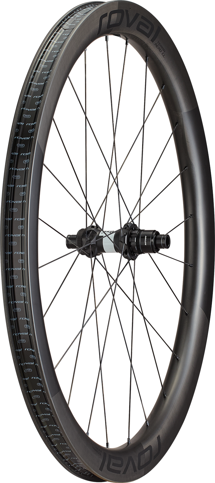 Roval Terra Aero CL achterwiel - Satin Carbon/Satin Black
