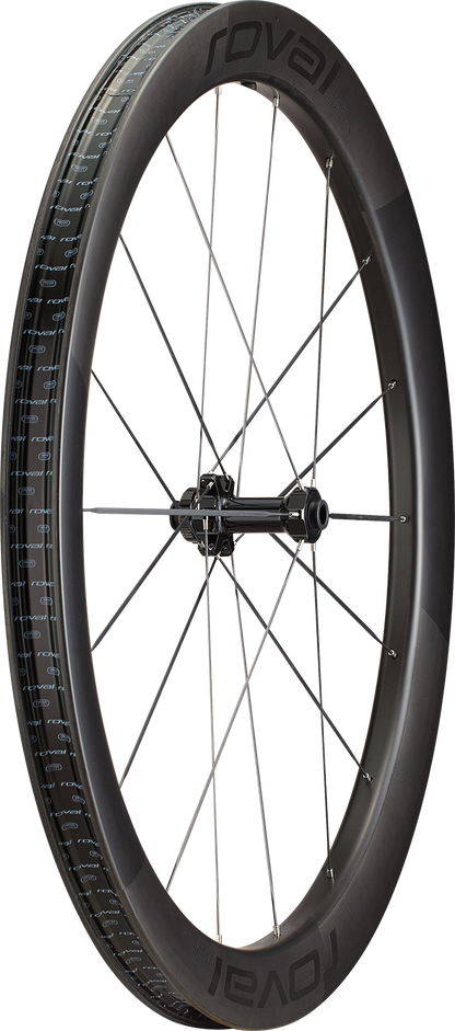 Roval Terra Aero CLX — Voorwiel — Satin Carbon/Gloss Black