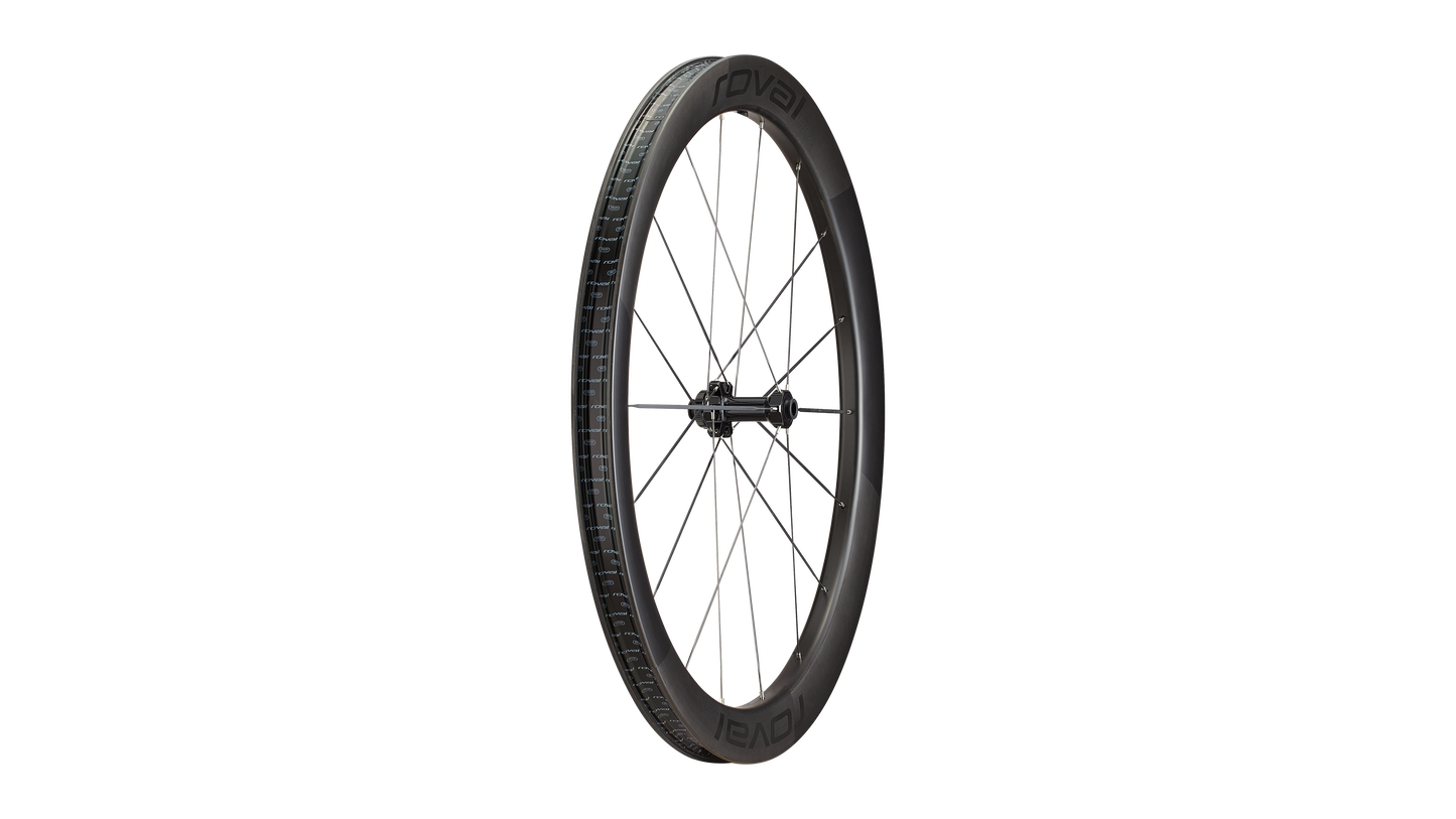 Roval Terra Aero CLX — Voorwiel — Satin Carbon/Gloss Black