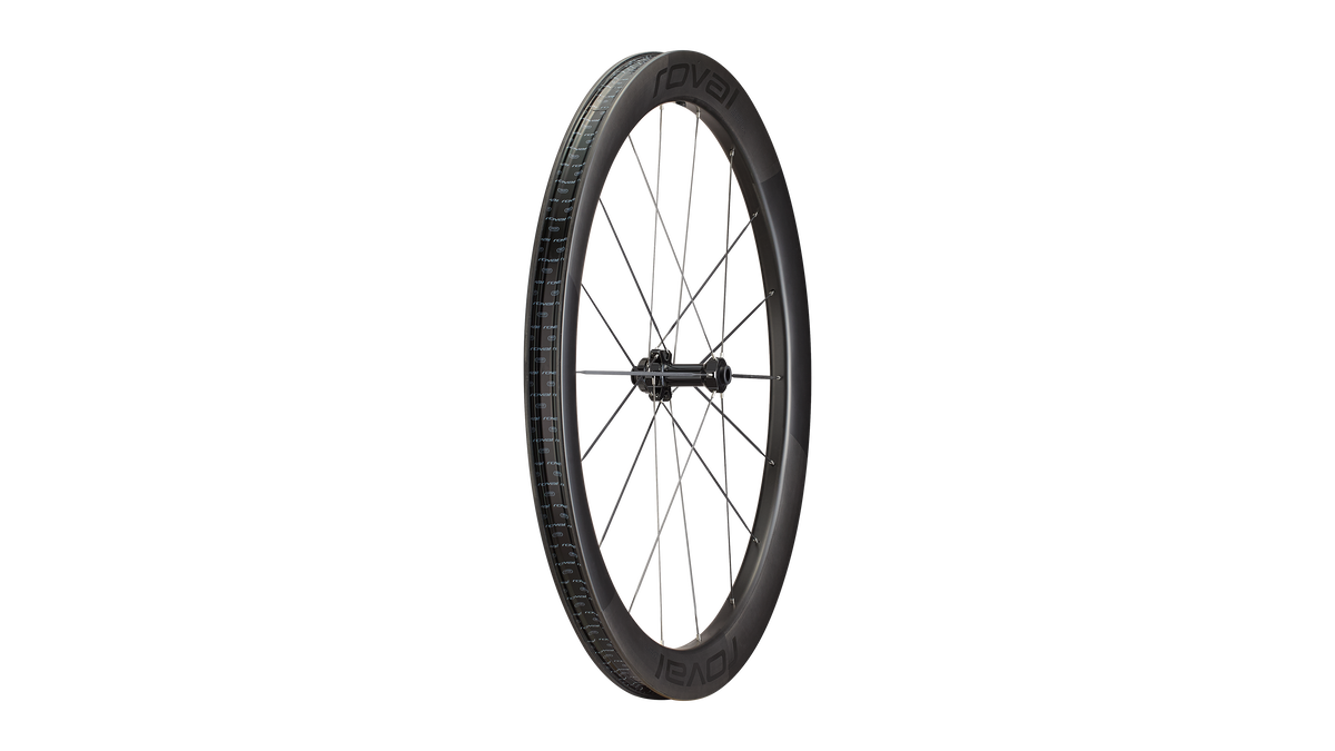 Roval Terra Aero CLX — Voorwiel — Satin Carbon/Gloss Black