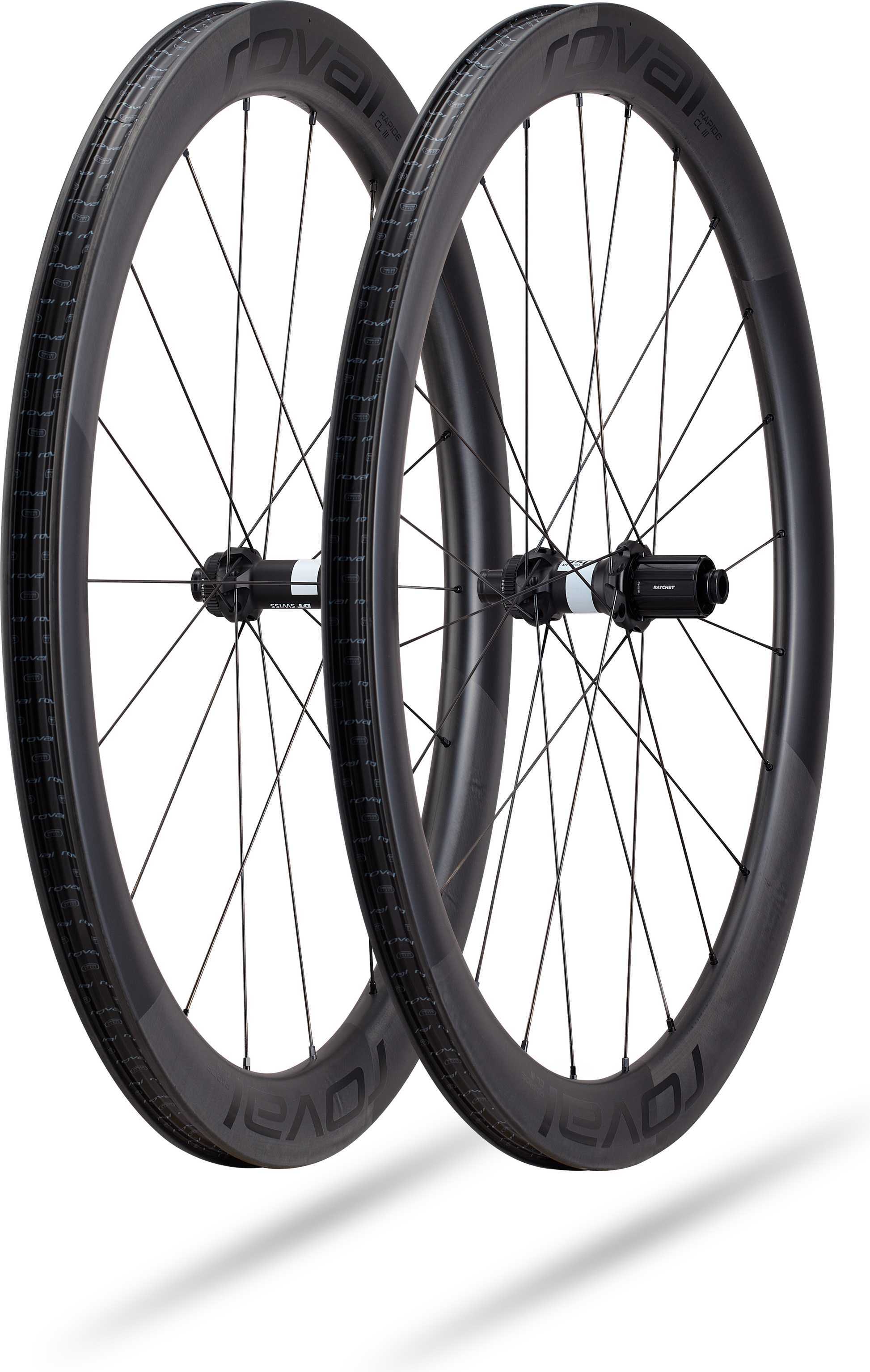 Roval Rapide CL III achterwiel - Satin Carbon/Satin Black