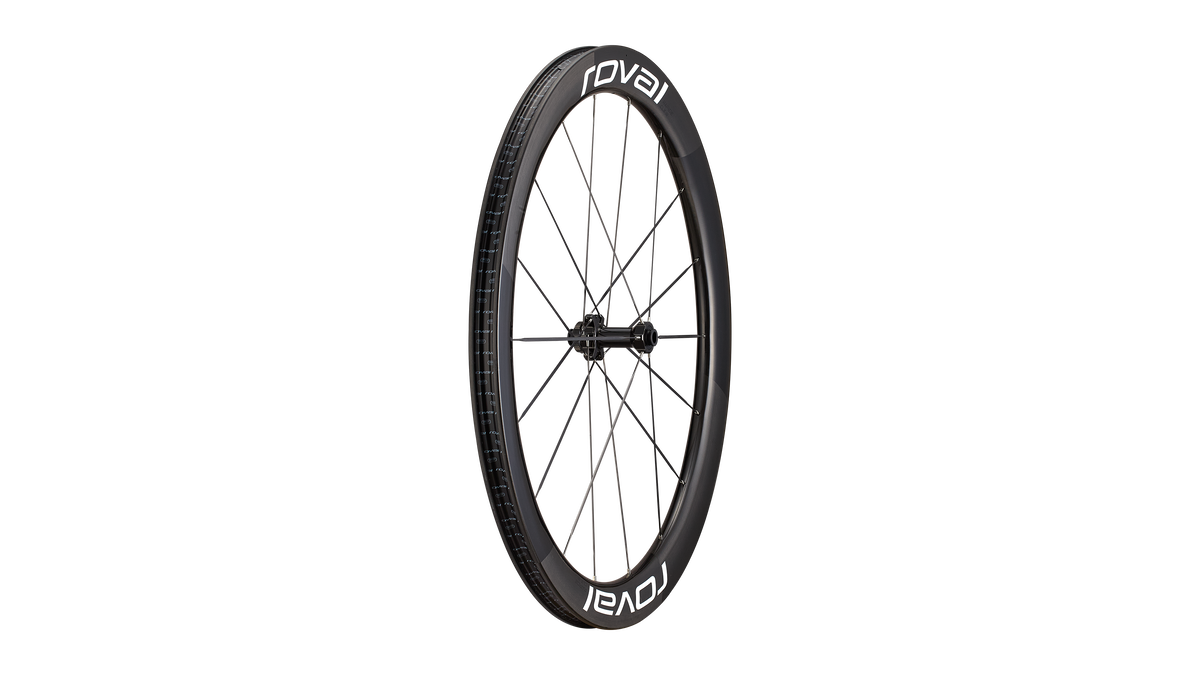 Roval Rapide CLX III — Voorwiel — Gloss Carbon/Gloss White