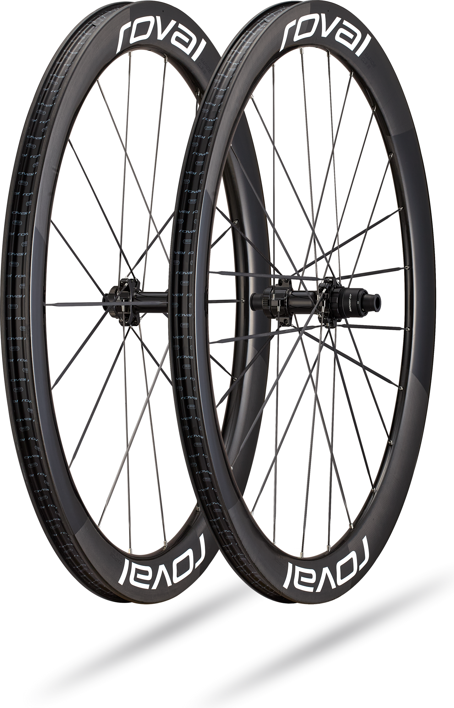 Roval Rapide CLX III voorwiel - Gloss Carbon/Gloss White