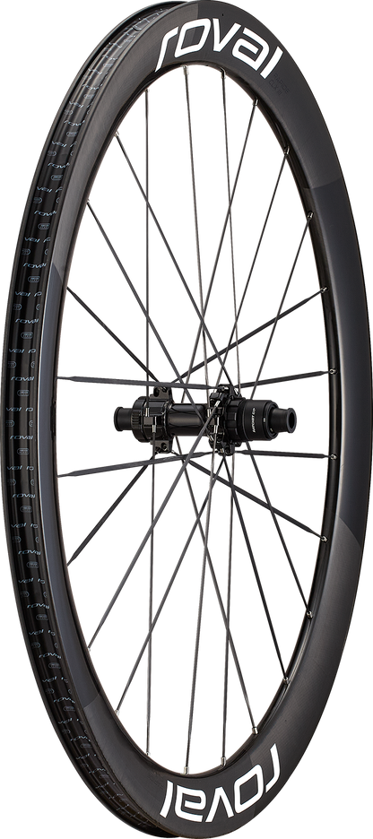 Roval Rapide CLX III — Achterwiel — Gloss Carbon/Gloss White