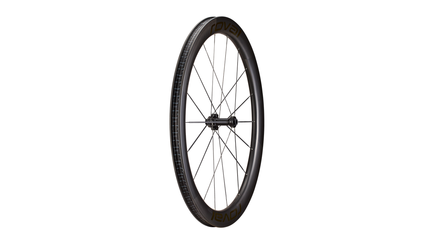 Roval Rapide CLX III — Voorwiel — Satin Carbon/Gloss Black