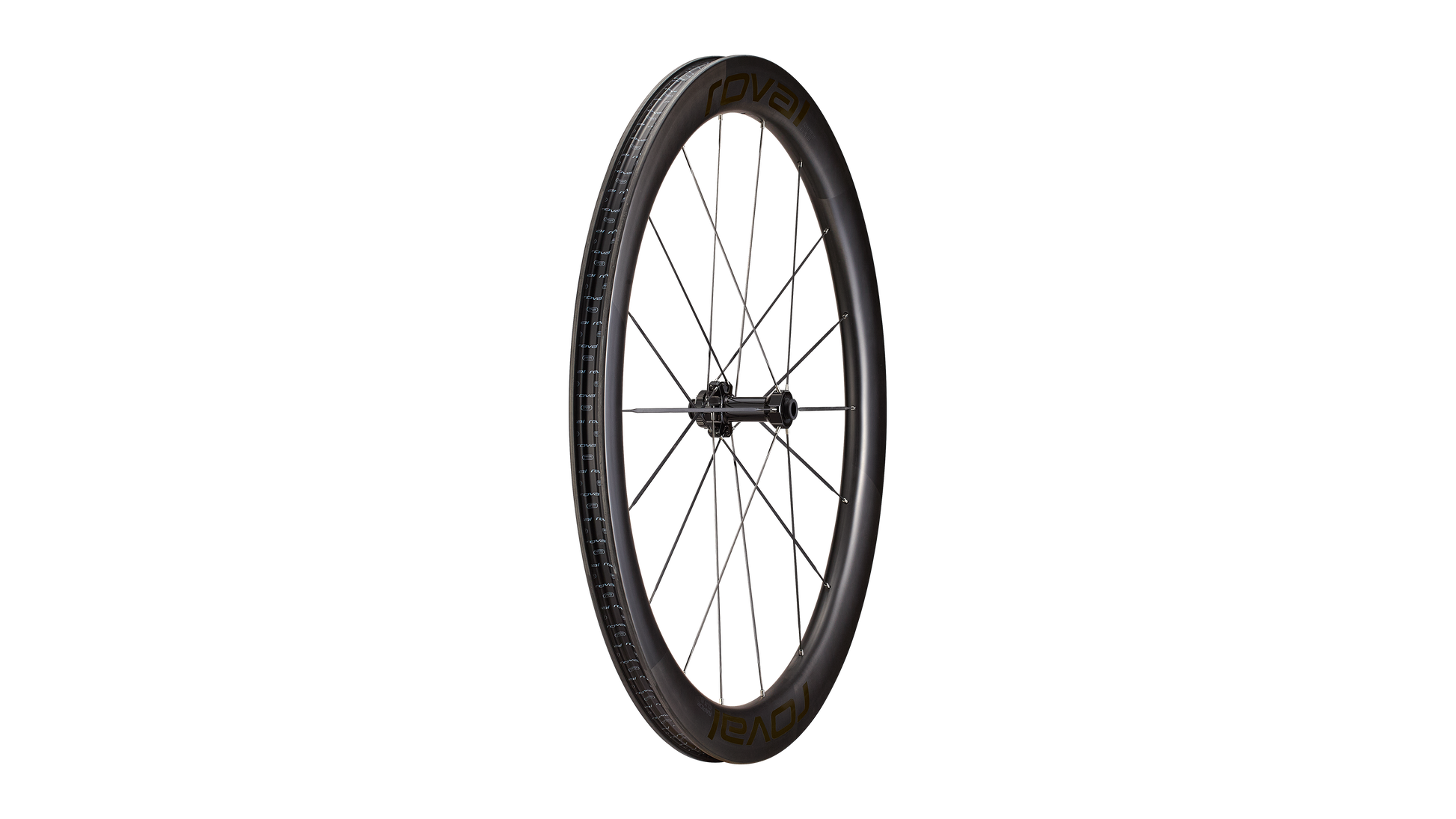 Roval Rapide CLX III — Voorwiel — Satin Carbon/Gloss Black