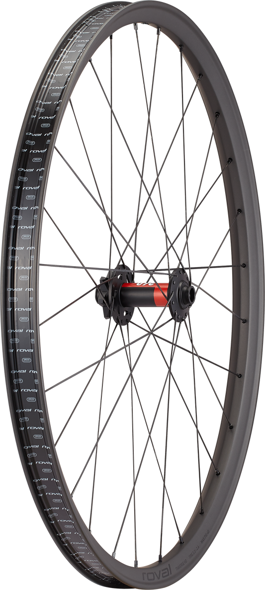 Roval Traverse HD 240 6B — Voorwiel — Satin Carbon/Gloss Black