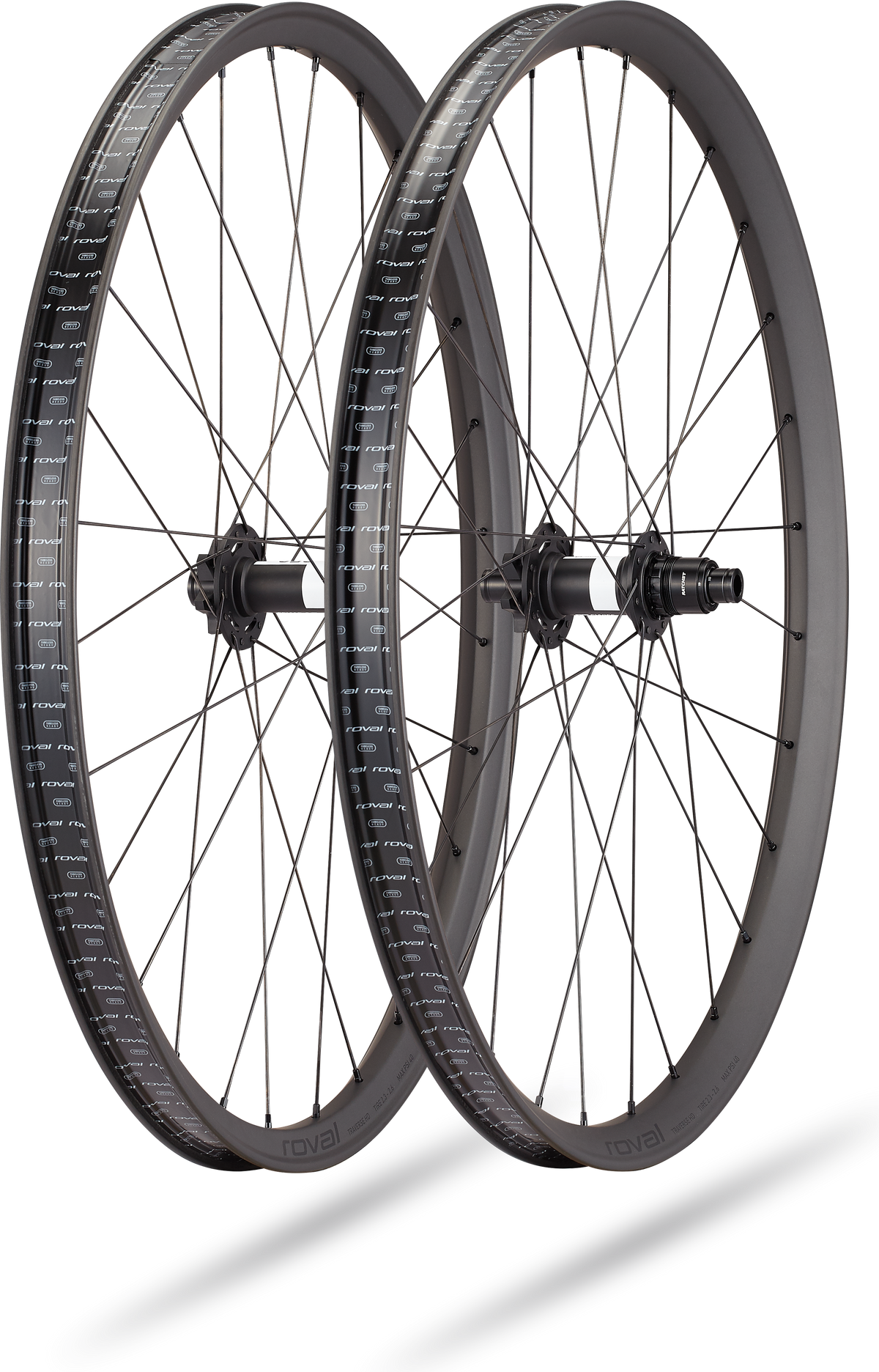 Roval Traverse HD 350 DEG voorwiel - Satin Carbon/Black
