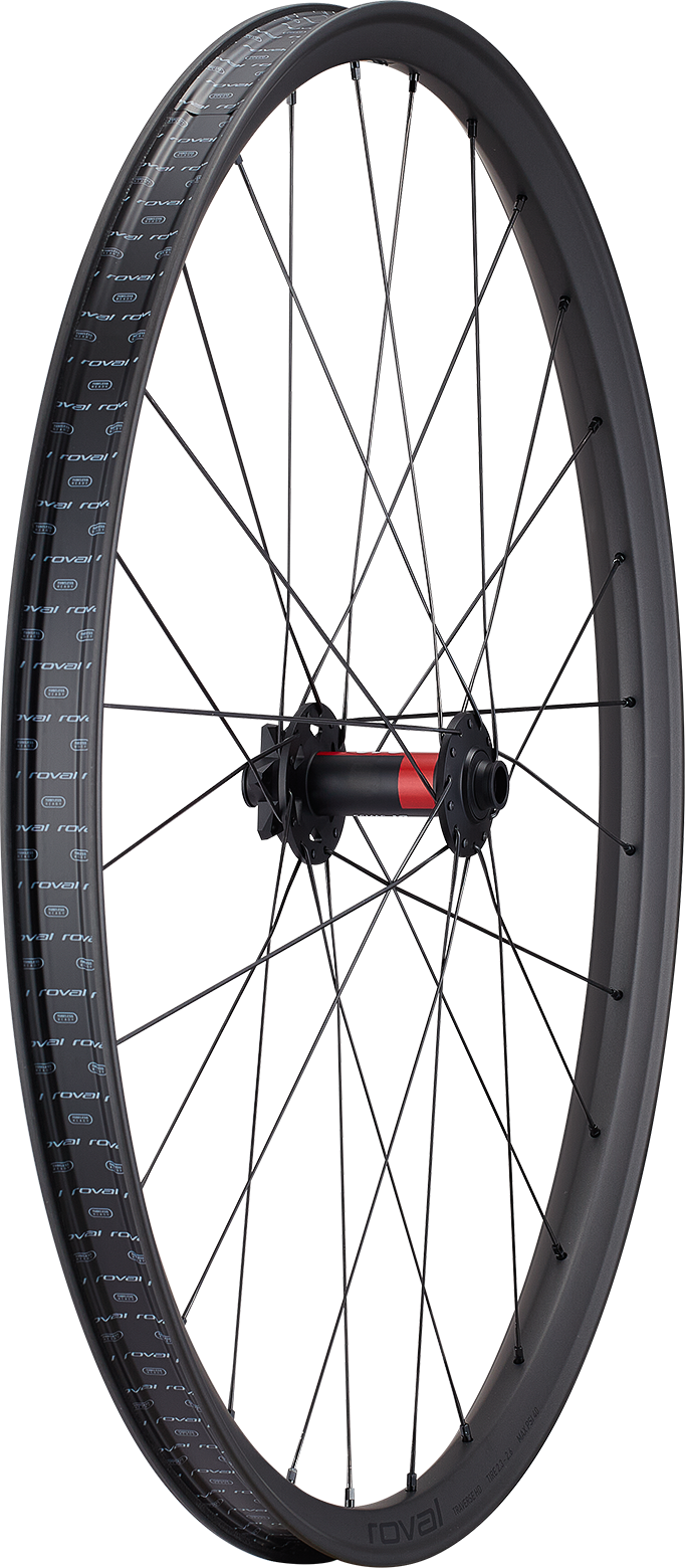 Roval Traverse HD 240 DEG — Voorwiel — Satin Carbon/Gloss Black
