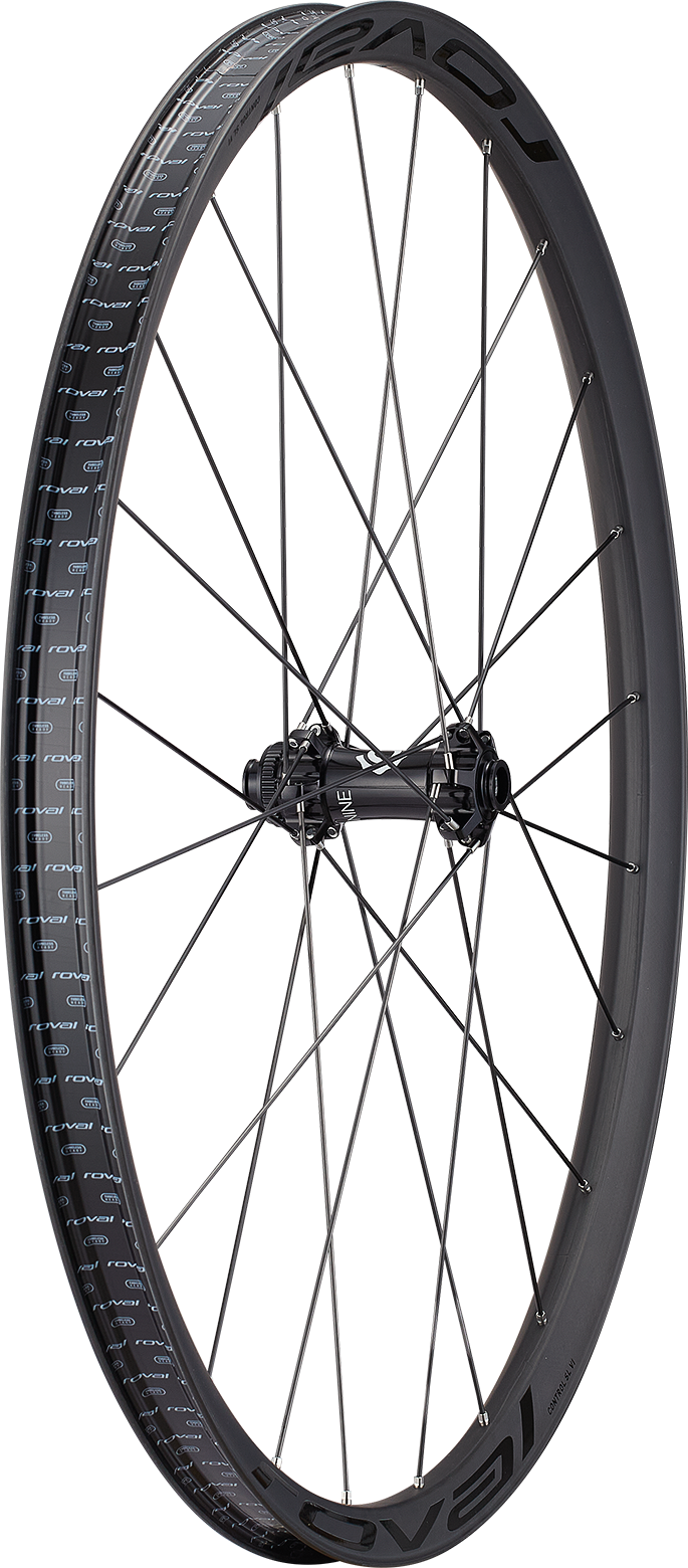 Roval Control SL VI Solix — Voorwiel — Satin Carbon/Gloss Black
