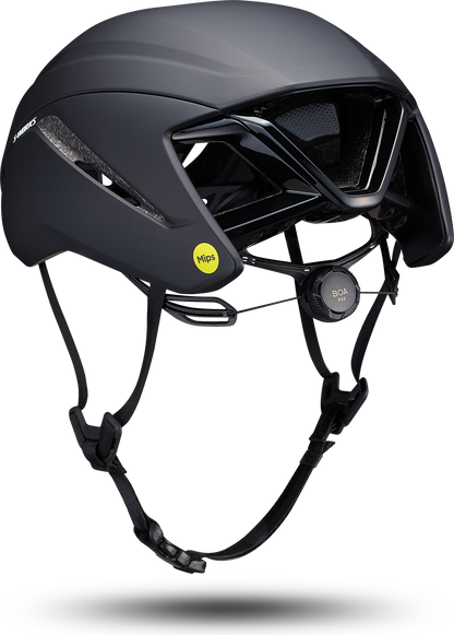 Specialized S-Works Evade 4 helm - rear-3-4 (zwart)