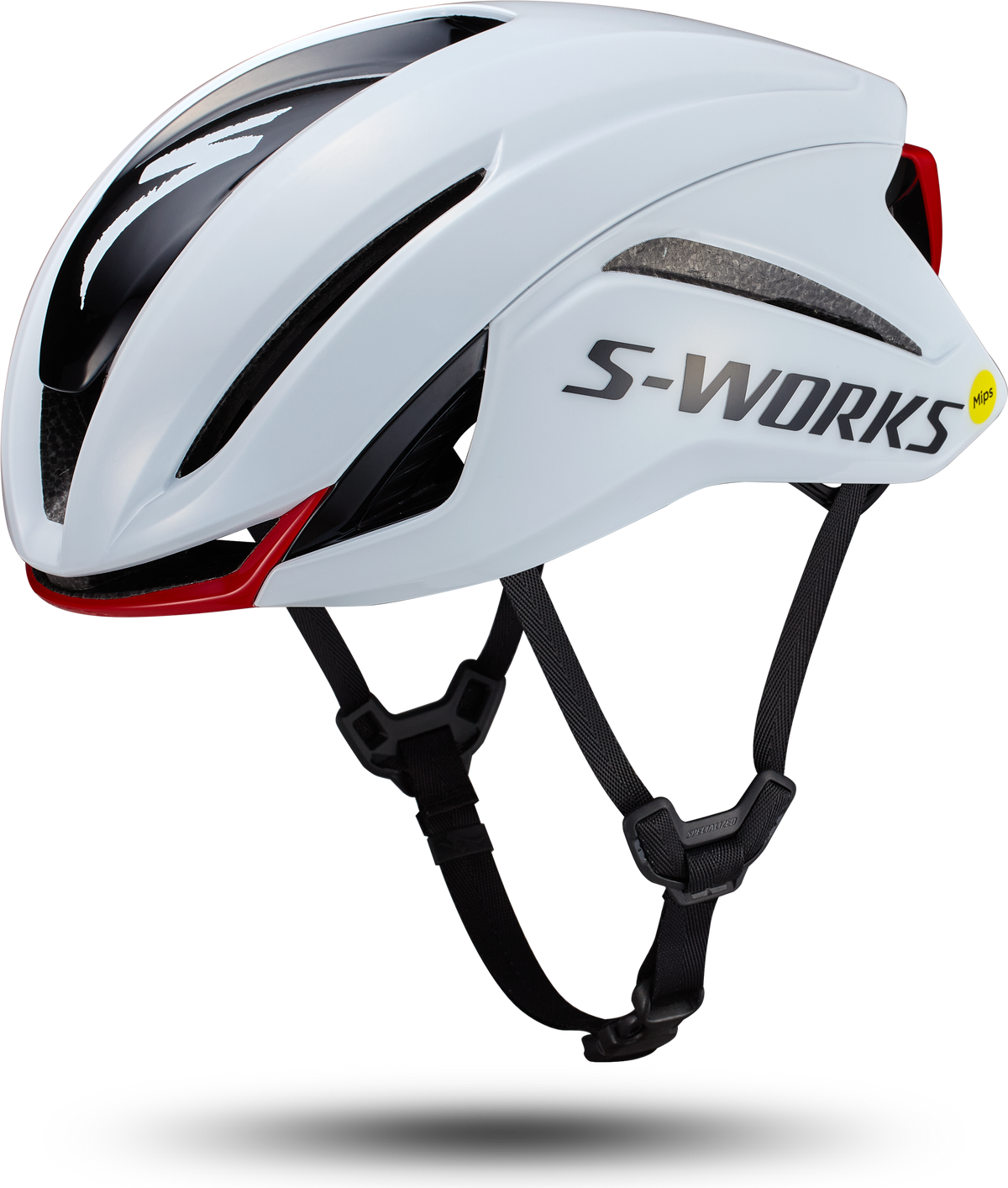 Specialized S-Works Evade 4 helm - White/Red