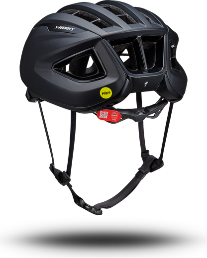 Specialized S-Works Prevail 3 helm - rear-3-4 (zwart)