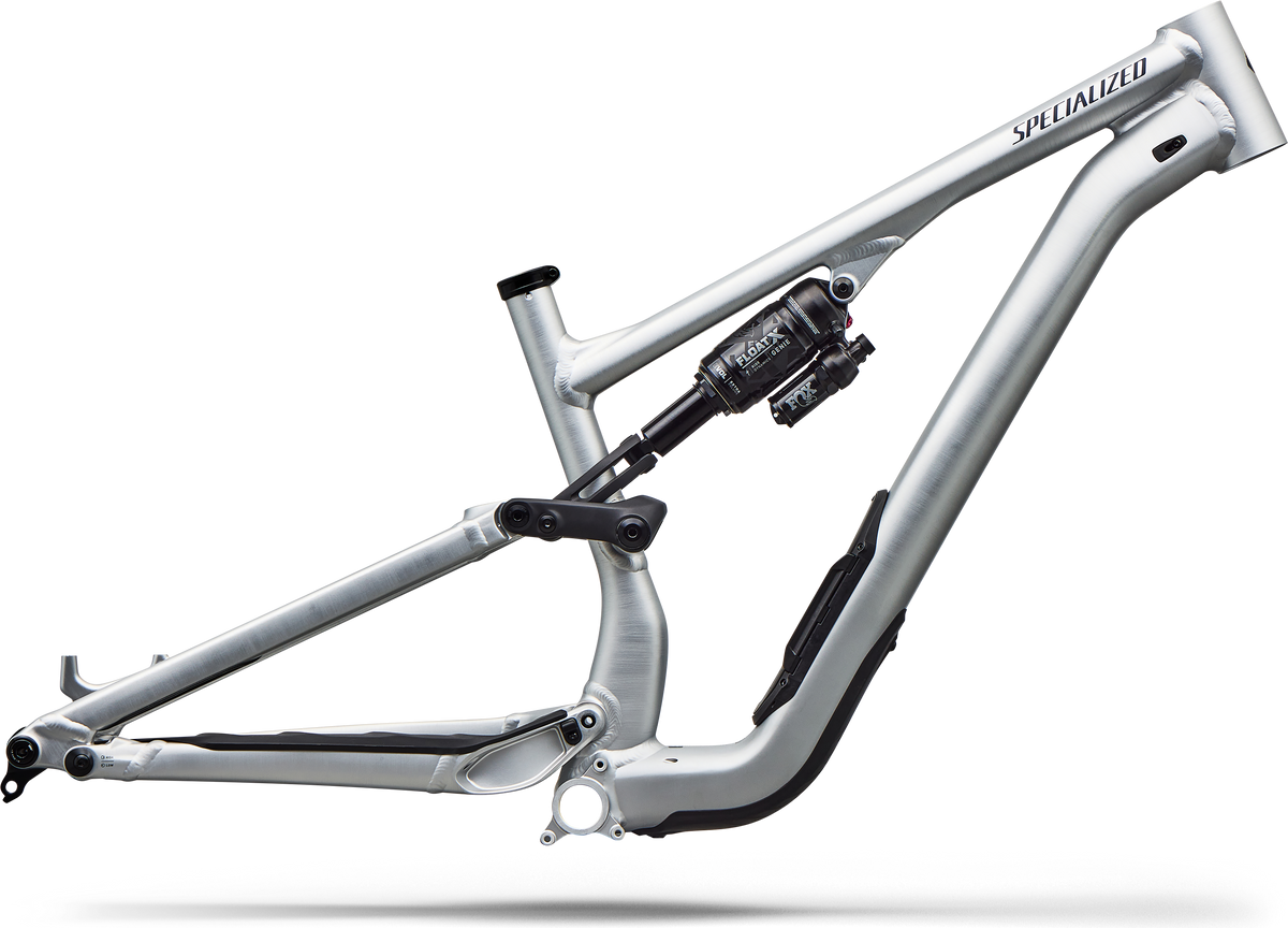 Specialized Stumpjumper 15 EVO Alloy Frameset – Satin Brushed Aluminum / Cast Blue