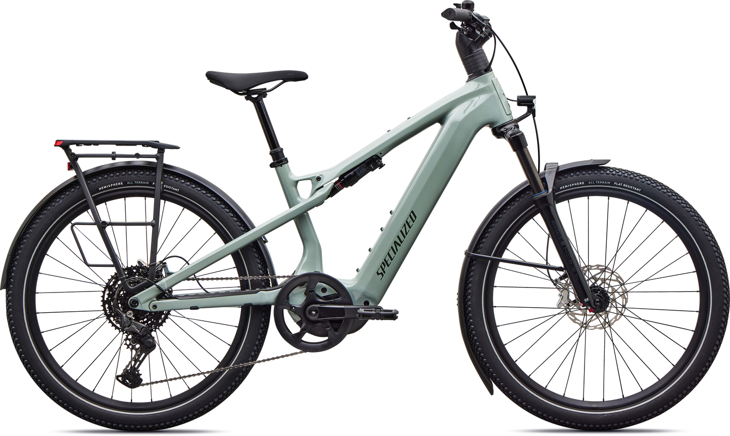 BIKE-HERO::293144::Gloss Agave Grey / Oak Green Metallic / Brushed Chrome Decal