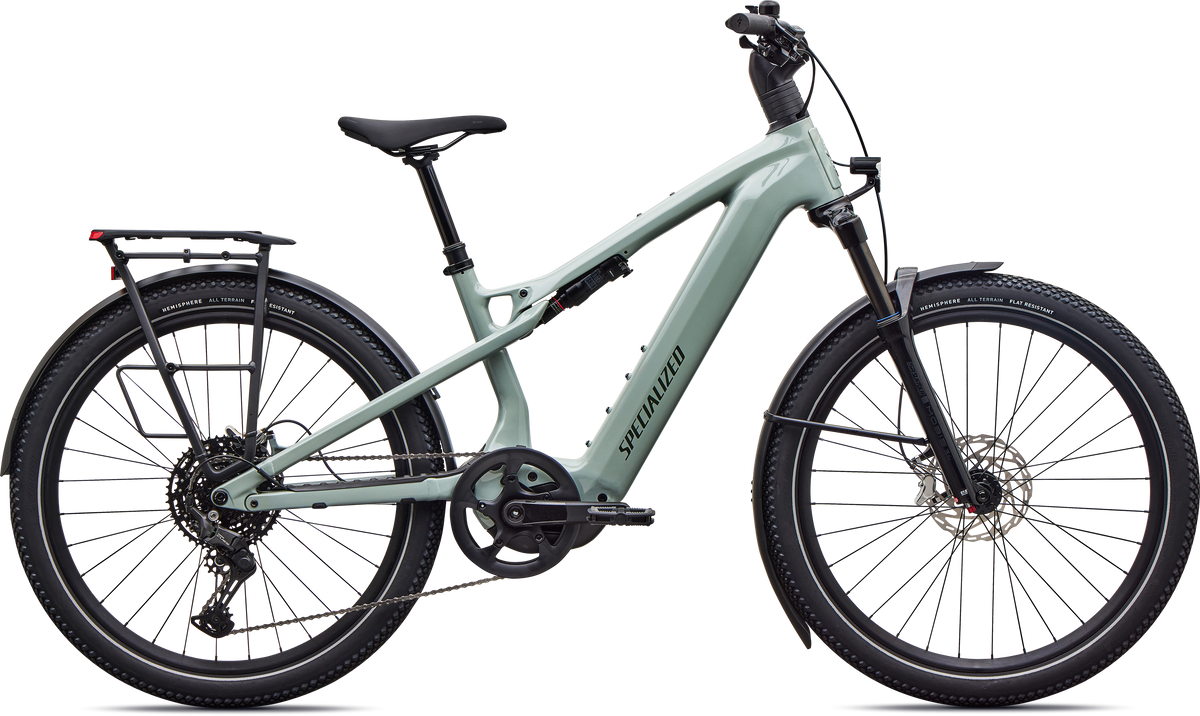 BIKE-HERO::293144::Gloss Agave Grey / Oak Green Metallic / Brushed Chrome Decal