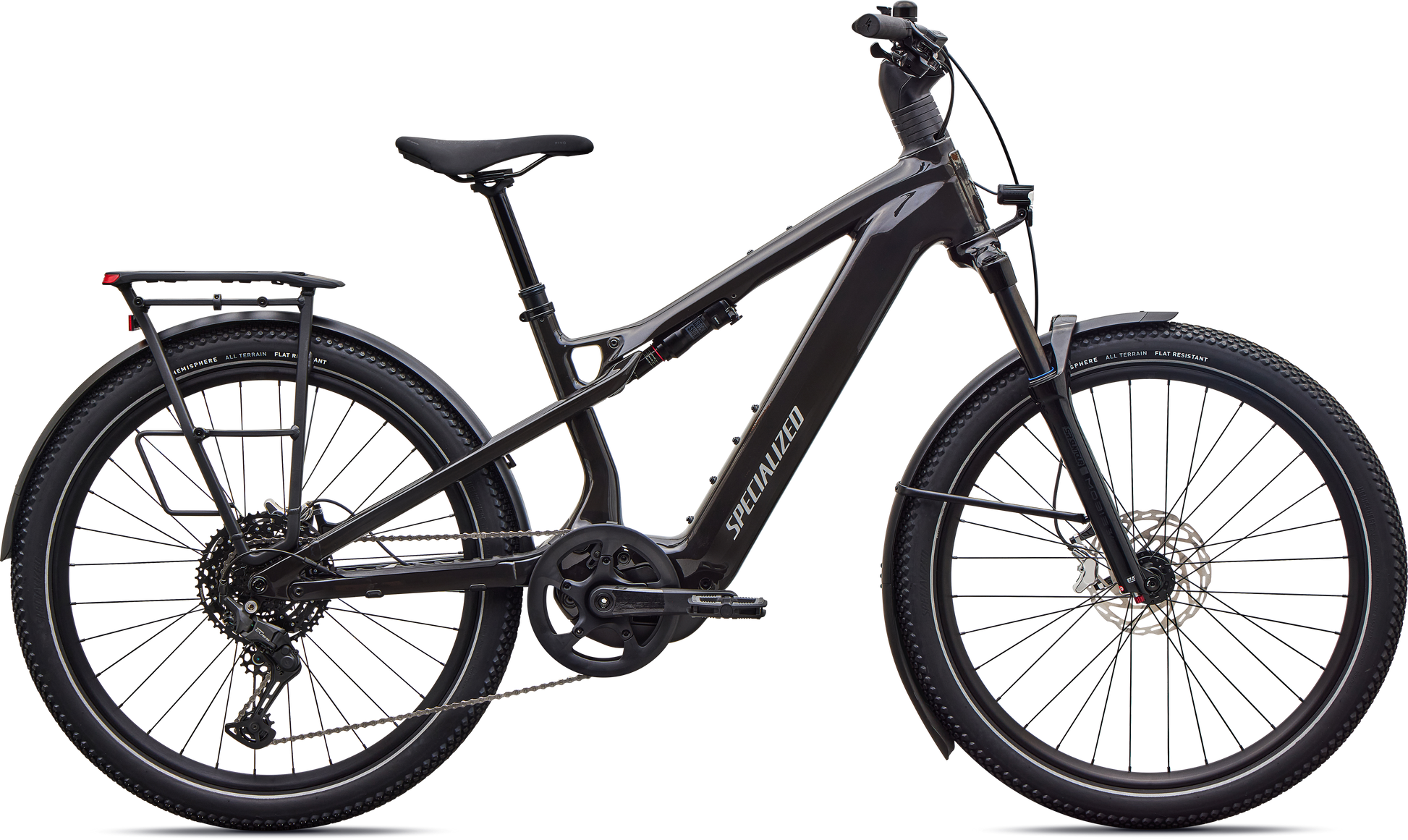 BIKE-HERO::293144::Gloss Obsidian / Satin Silver Dust Frost
