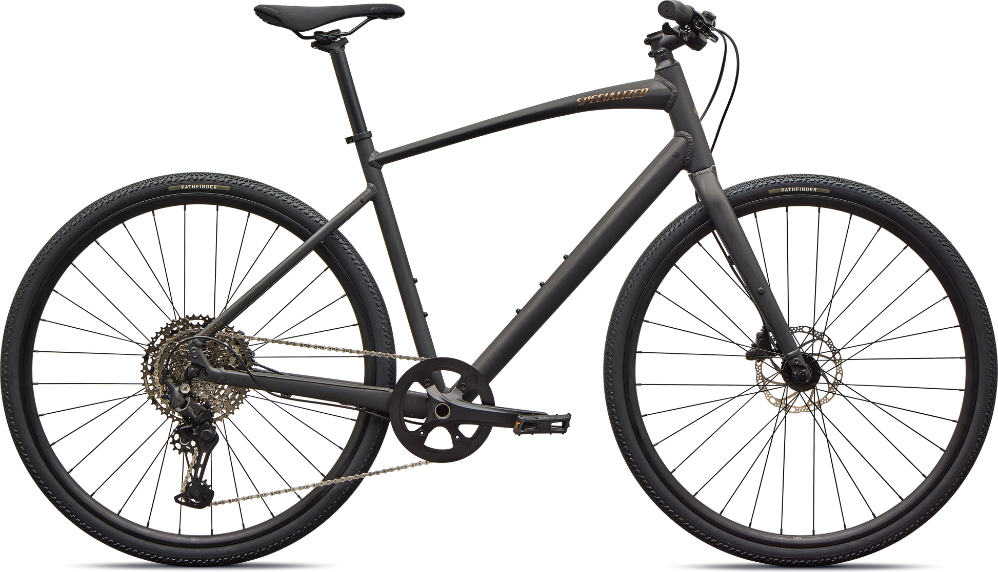 BIKE-HERO::4263367::Satin Metallic Obsidian / Burnt Gold Metallic Frost Reflective