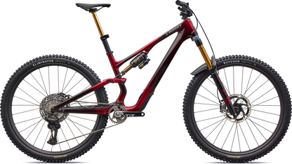 Specialized S-Works Stumpjumper 15 EVO Di2 – Gloss Solidity Metallic / Bordeaux Metallic / Brushed Chrome