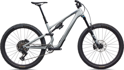 Specialized Stumpjumper 15 EVO Comp AXS – Gloss Shadow Silver / Majesty Blue Metallic