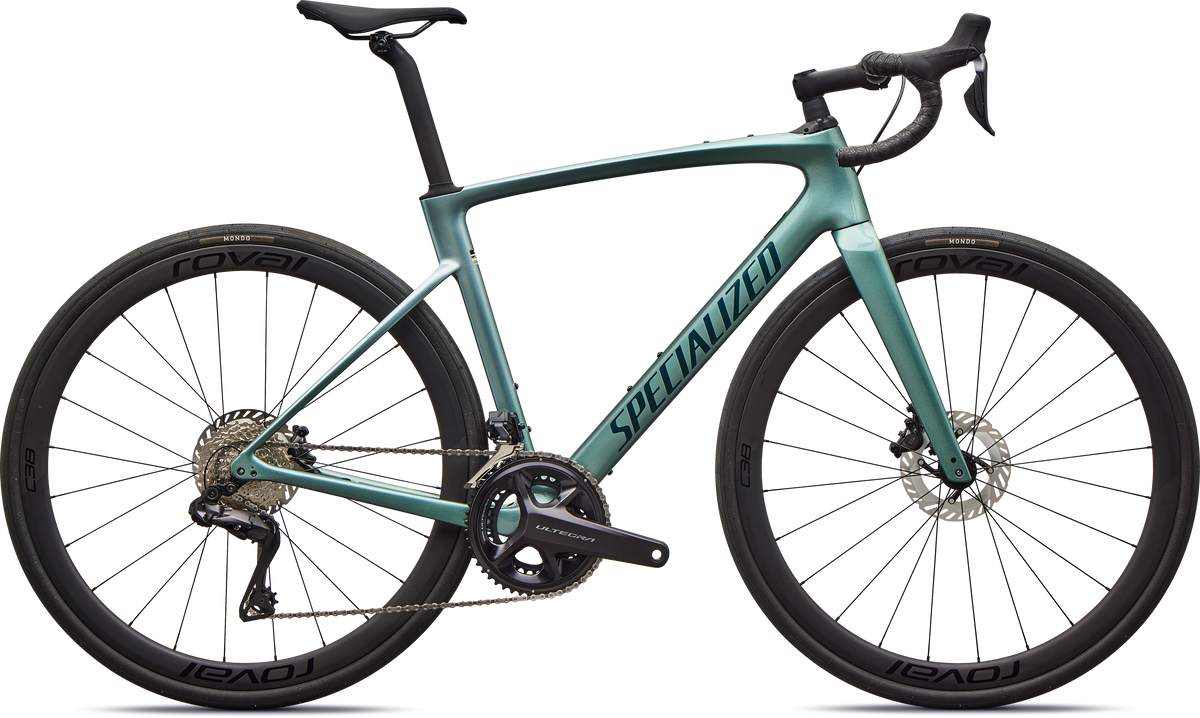 Specialized Roubaix SL8 Expert Di2 – Gloss Fjord Metallic / Emerald Metallic