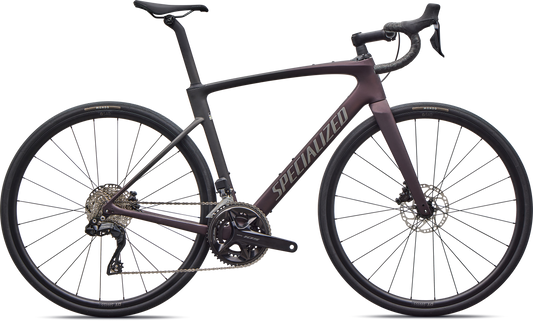 Specialized Roubaix SL8 Comp Di2 – Satin Solidity Metallic / Obsidian Metallic Fade / Smoke