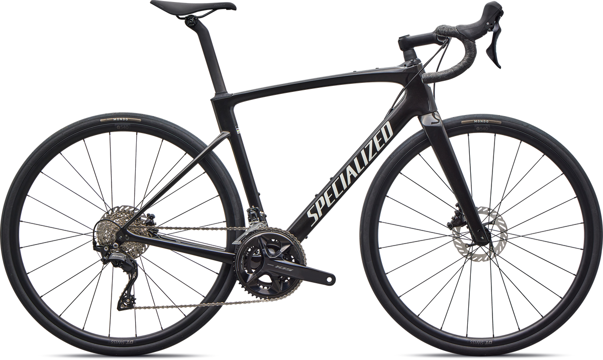 Specialized Roubaix SL8 Sport – Gloss Obsidian Metallic / Dune White