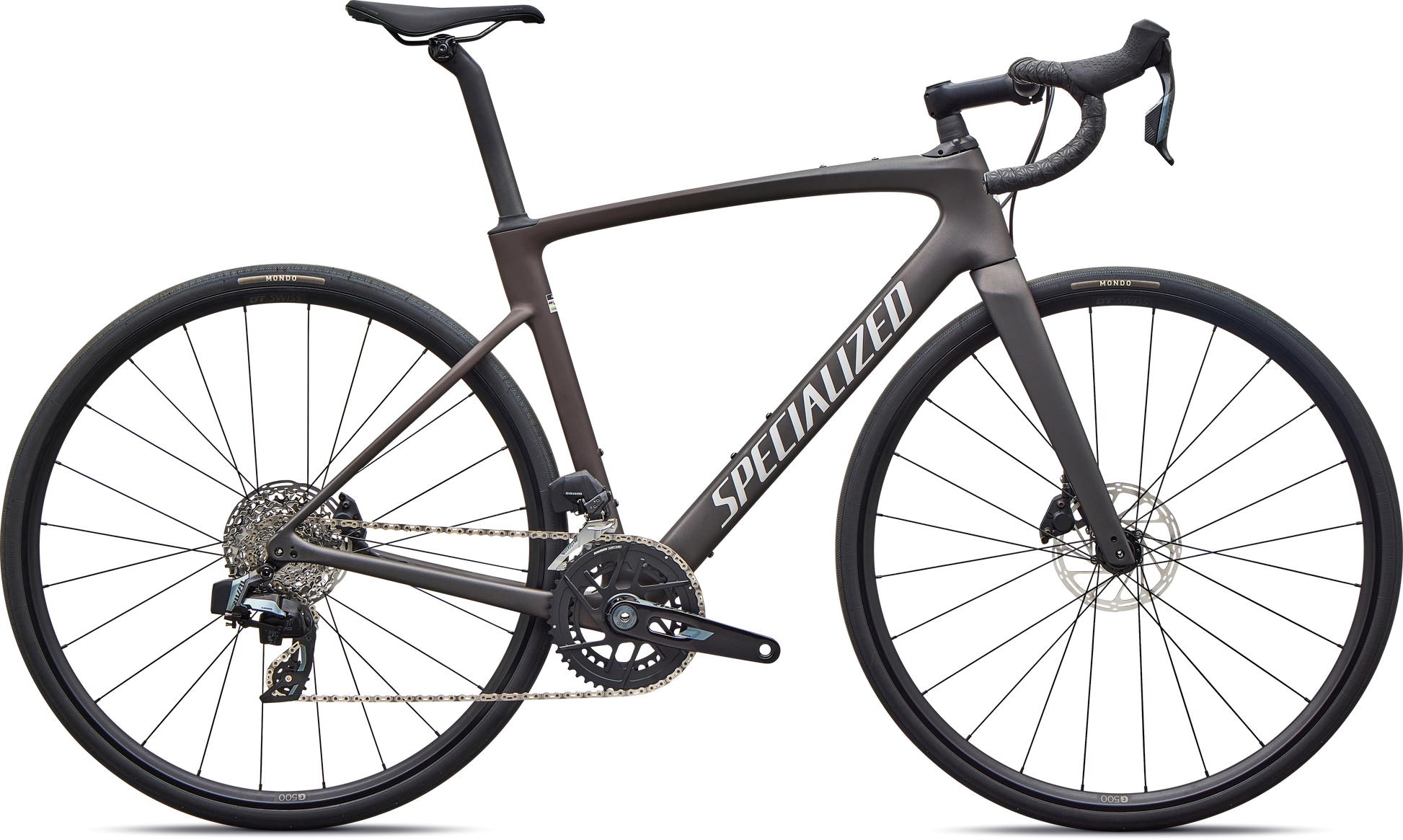 Specialized Roubaix SL8 Comp AXS – Satin Warm Smoke Metallic / Dolomite Metallic