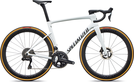 Specialized Tarmac SL9 S-Level Di2 – Gloss White Silver Metallic / Tarmac Black