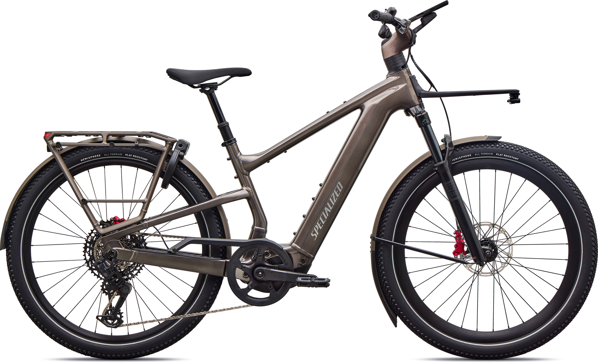 BIKE-HERO::293066::Gloss Warm Smoke Metallic / Satin Brushed Chrome